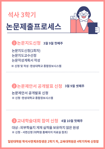 석사 3학기 논문제출프로세스